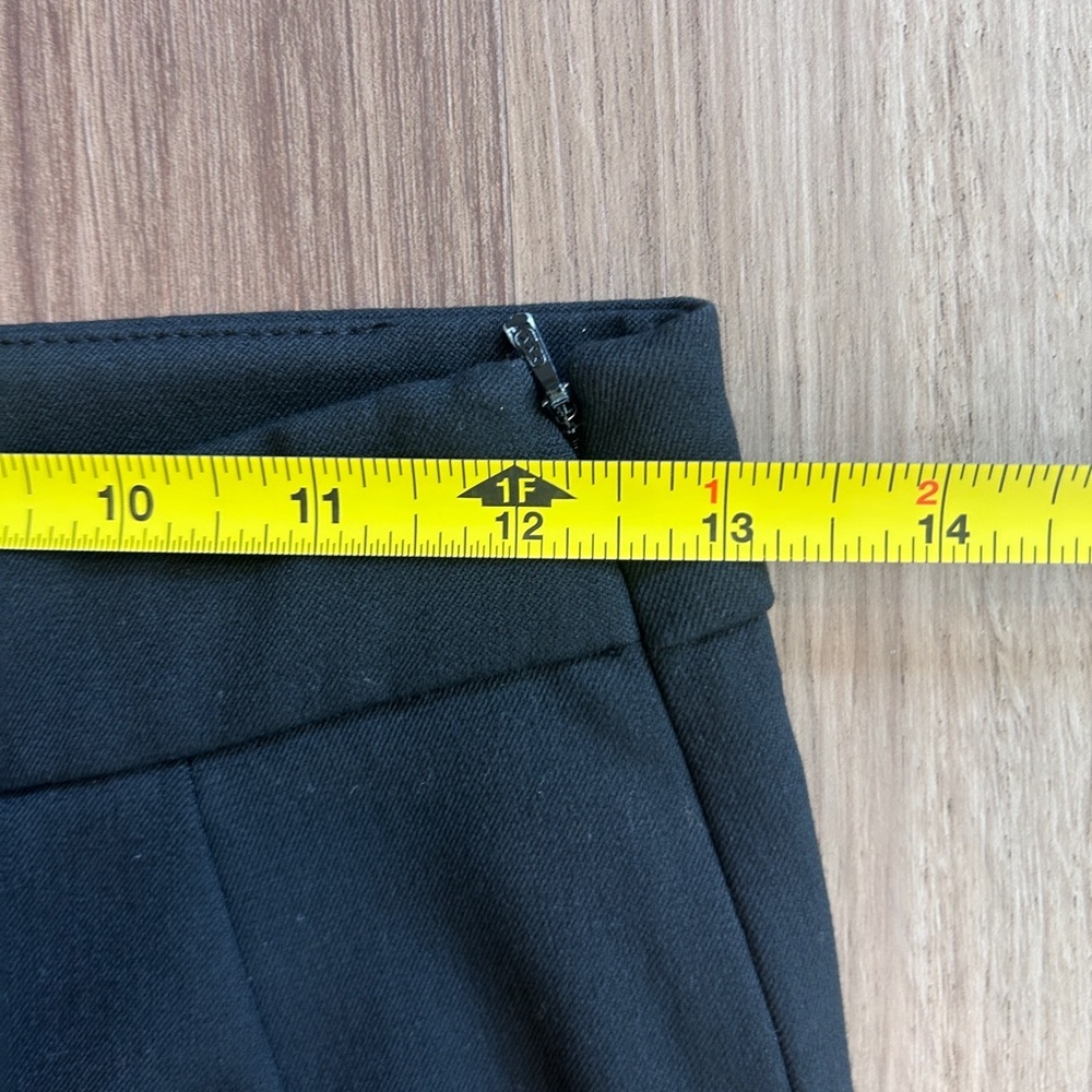 Reiss Tyne Black Skinny Zip Ankle Dress Pants - Picture 6 of 11